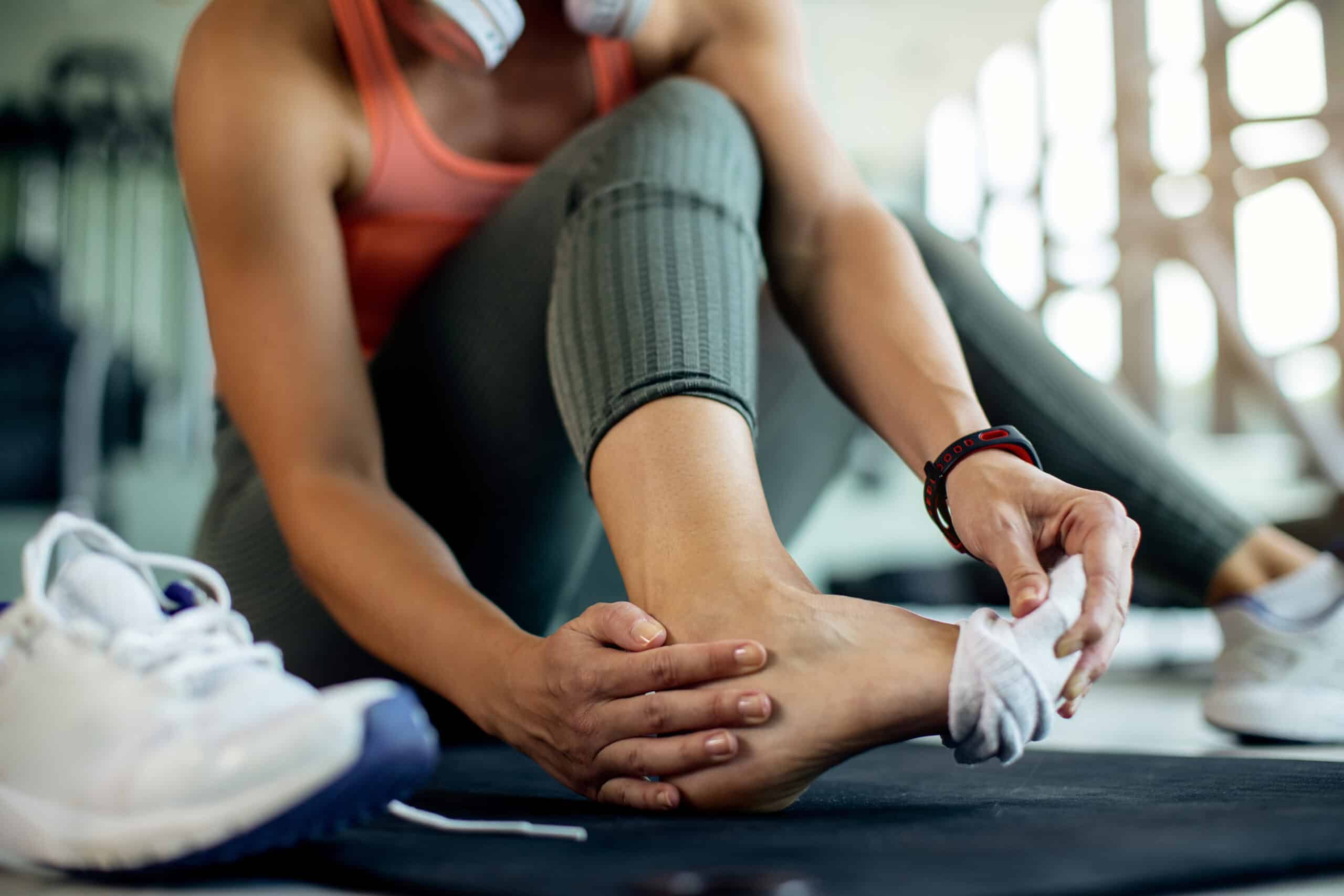 Blessure en trail