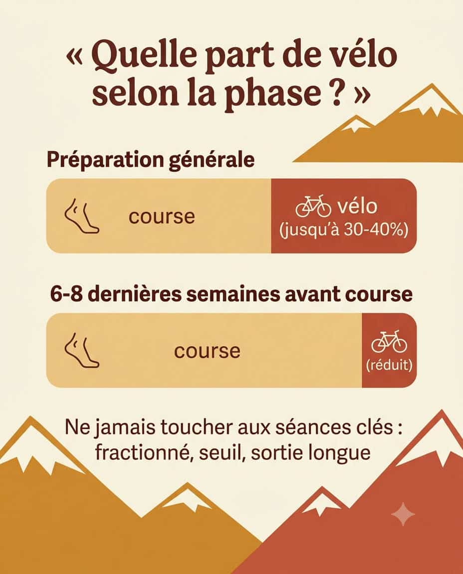 Quelle part de vélo placer dans son entraînement